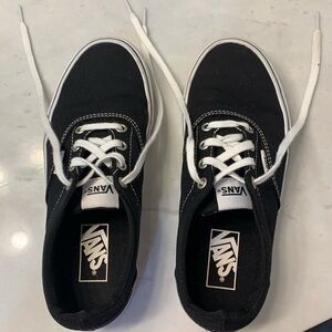 Vans, black, size 7, worn once